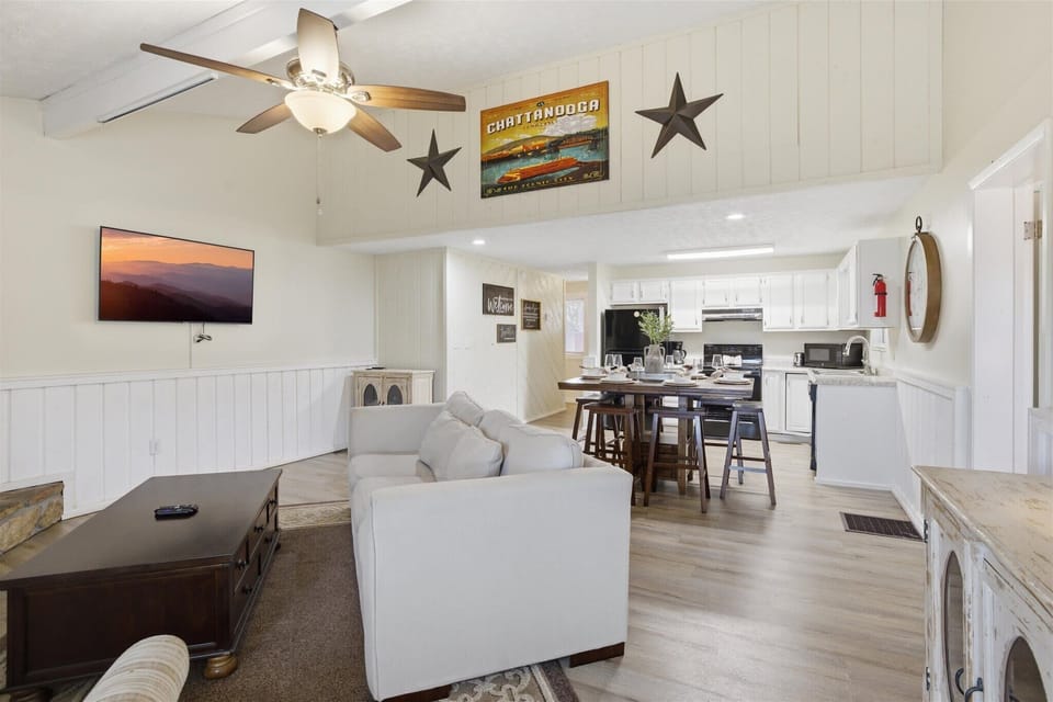 Relax and unwind in this warm and inviting living area