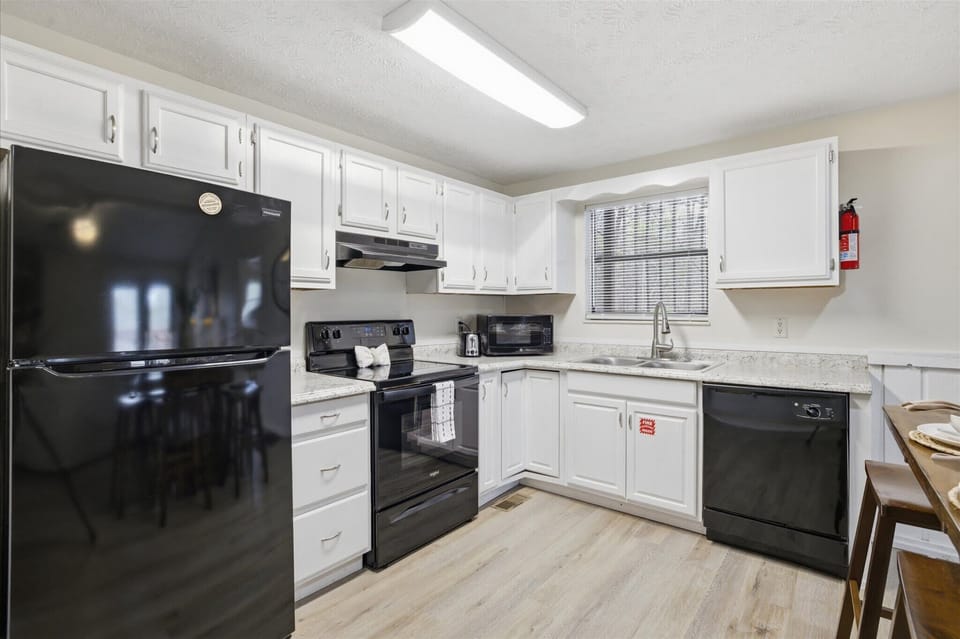 Fully equipped kitchen ready for home-cooked meals
