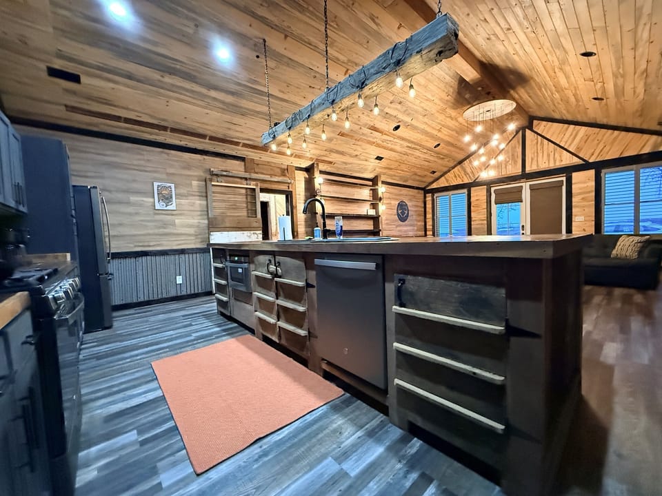 Ample kitchen space to cook for a crowd