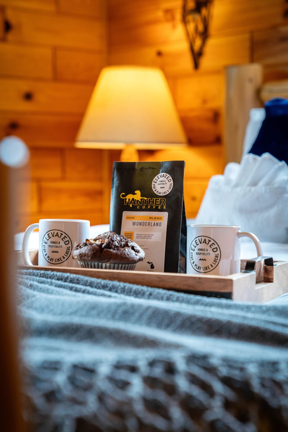 One bag of Panther coffee roasted in Traverse City