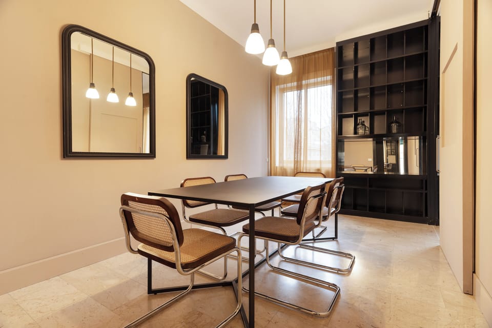 Apartment | Living area | 30-inch flat-screen TV with satellite channels