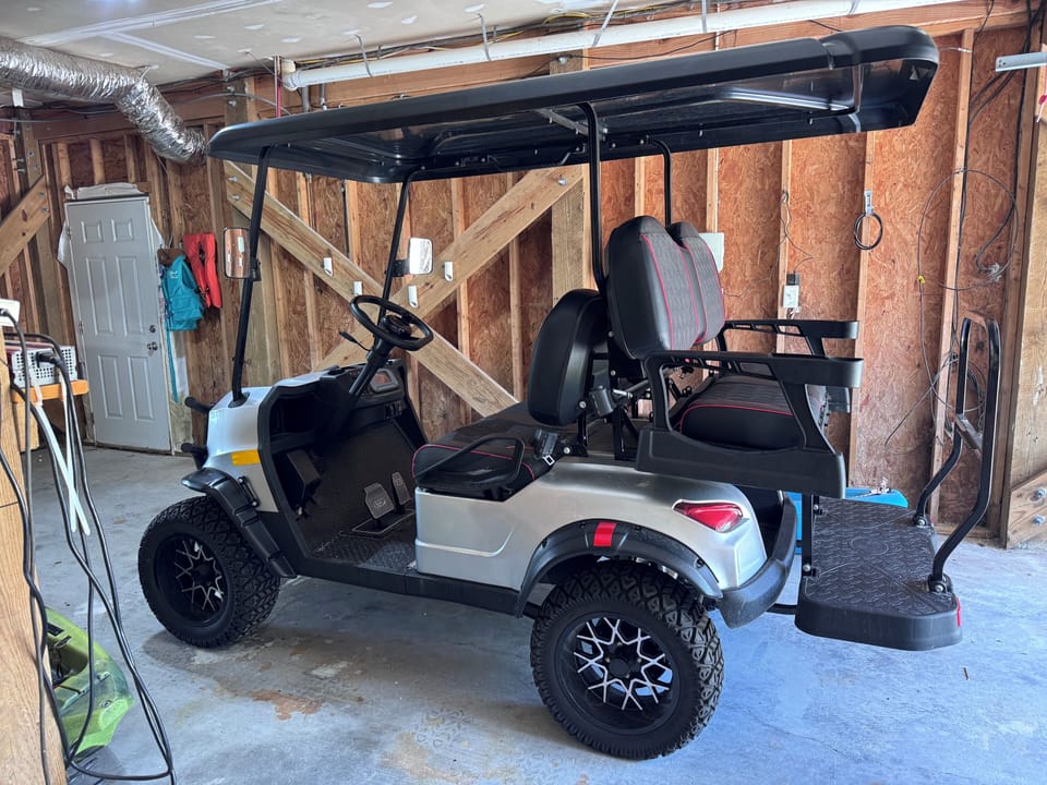 Golf Cart Available to Rent