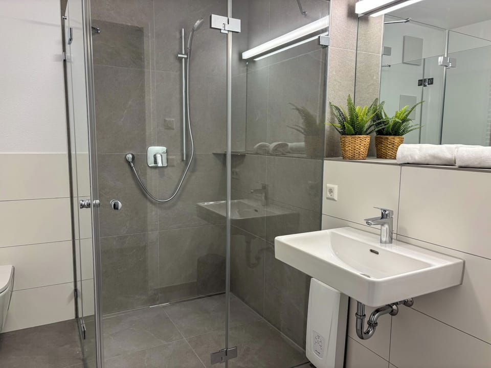 Apartment, Balcony | Bathroom | Shower