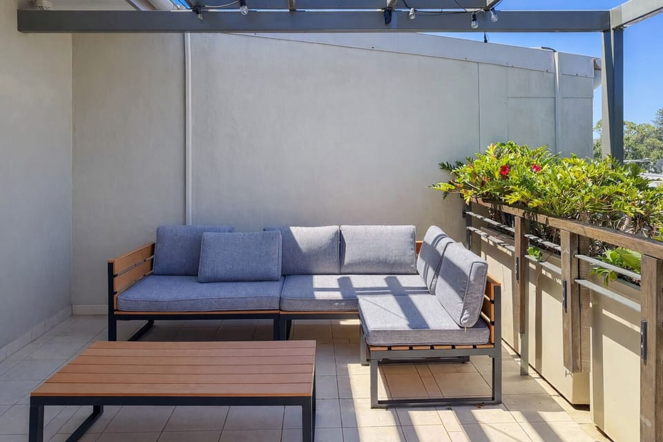 Lounge outdoors on your private terrace with comfortable seating to enjoy a quiet morning coffee or a couple of after-dinner drinks.