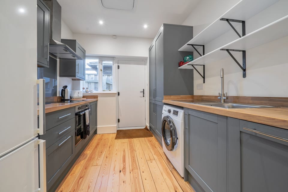 kitchen and side door