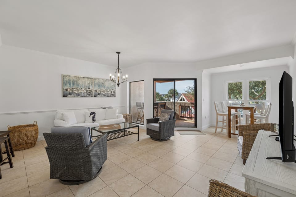Spacious Living Room with Bright Accents