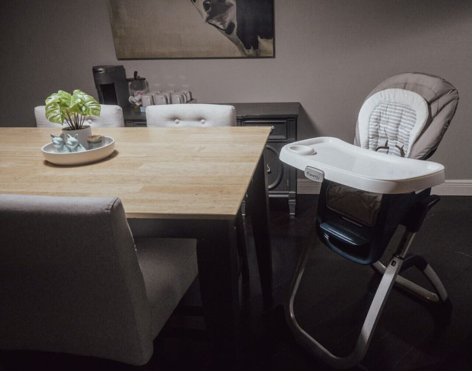 Seating for the whole crew, even our young guests!