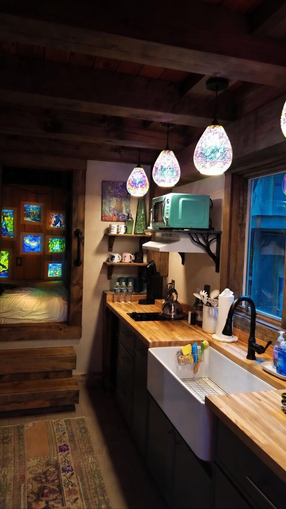 Kitchen at night