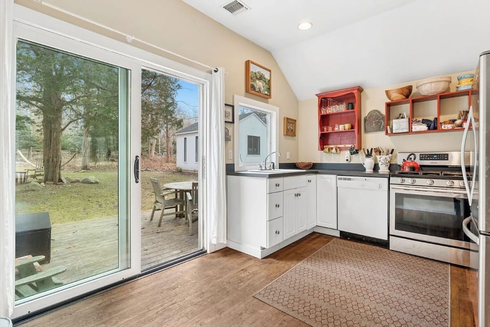 A charming, well-stocked kitchen space perfect for whipping up meals.
