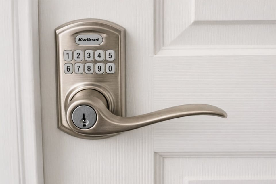 Secure keyless entry system with personalized access code for easy self‑check‑in