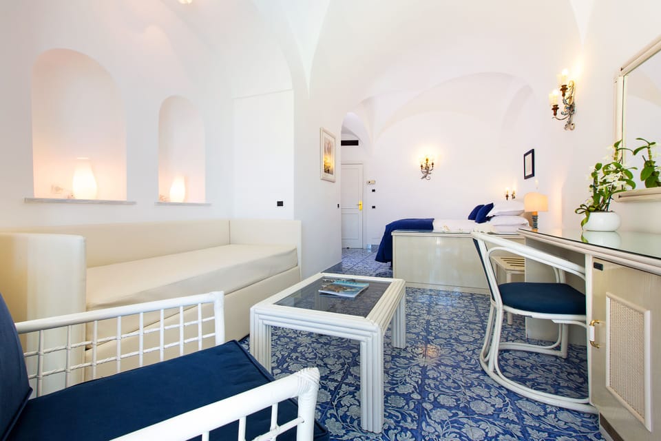 Junior Suite, Terrace, Sea View (Classic Junior Suite terrace sea view) | Premium bedding, down comforters, minibar, in-room safe