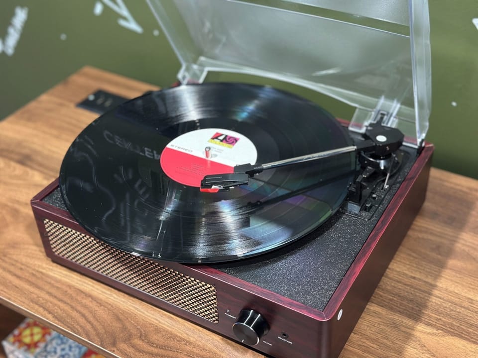 Record player and games for your enjoyment!