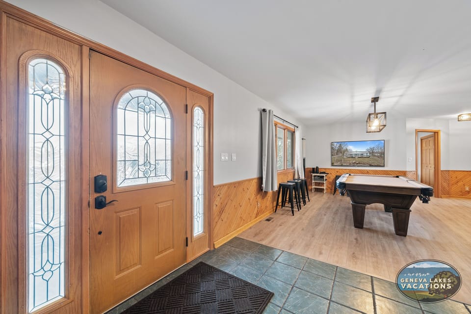 Front entry from parking area