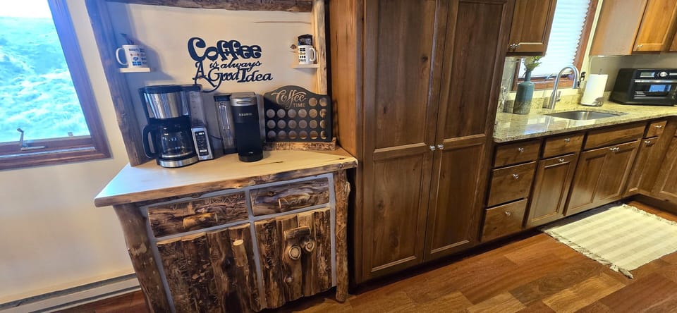 Coffee bar to fuel your mornings before heading out to Yellowstone and beyond
