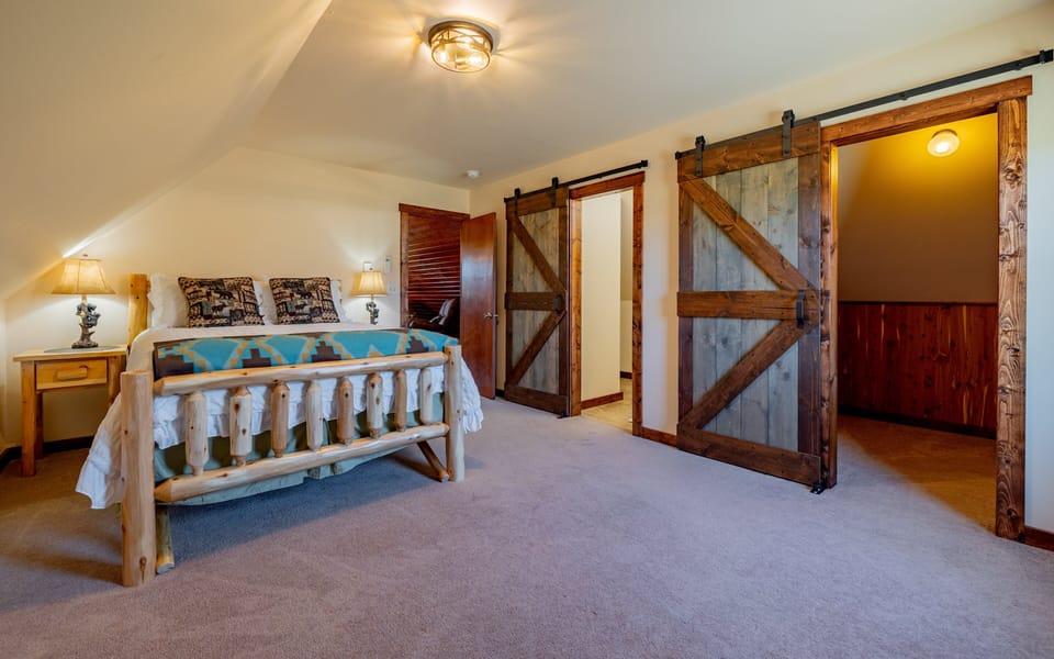 The relaxing privacy of Bedroom 4 with Queen bed