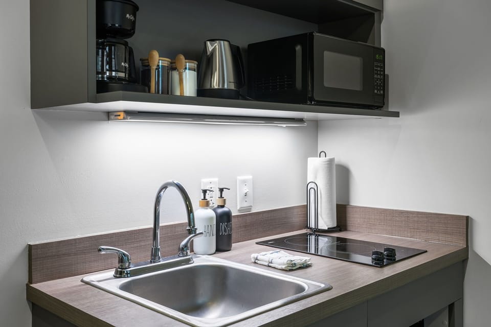 A stylish, practical kitchen perfect for cooking and trying new recipes.