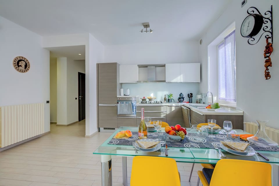 Kitchen and dining area