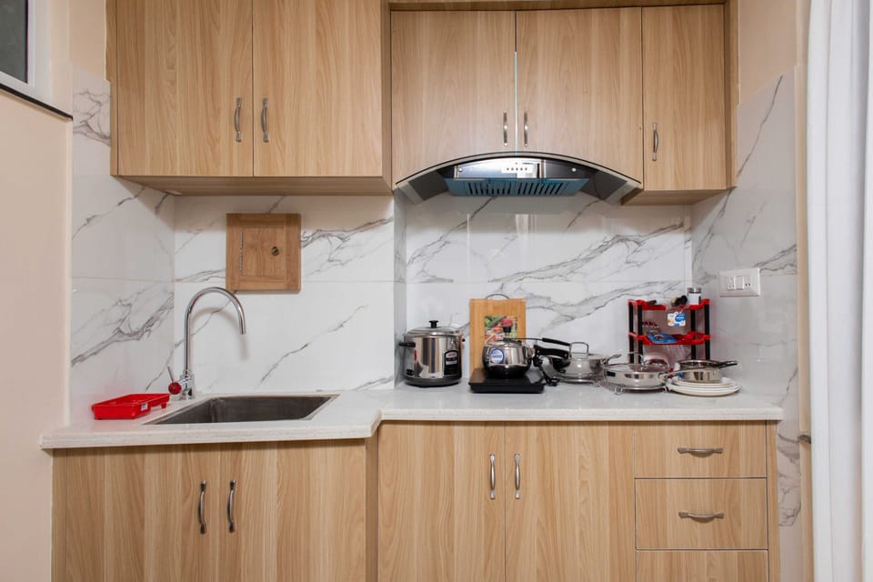 Comfort Apartment, 1 Double Bed, Balcony, City View | Private kitchen