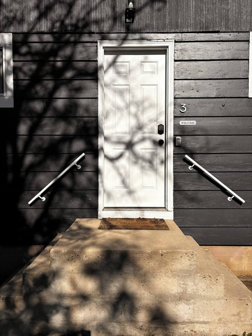 Entry Door ( Located on the SW side of the Main House) 