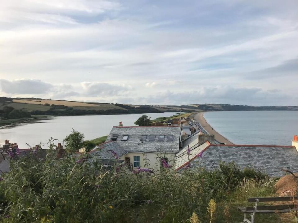 The Slapton Ley on one side and beach to the other.