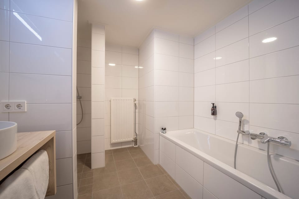 Unwind in a deep bath after a day exploring.