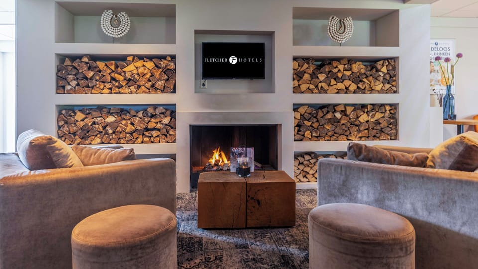 Warm up fireside and savor a cozy, boutique-hotel atmosphere.
