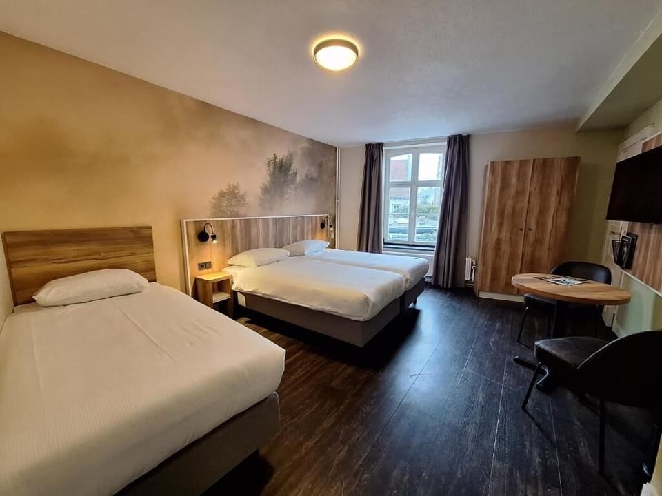 Relax together in a spacious room designed for restful nights.