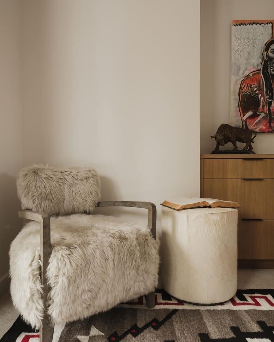 Furniture, Person, Chair, Ottoman, Home Decor