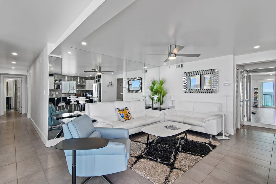 Comfortable living room seating