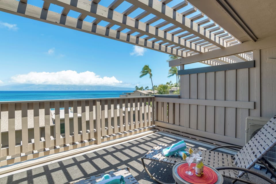 the upstairs balcony, outside bedroom 1