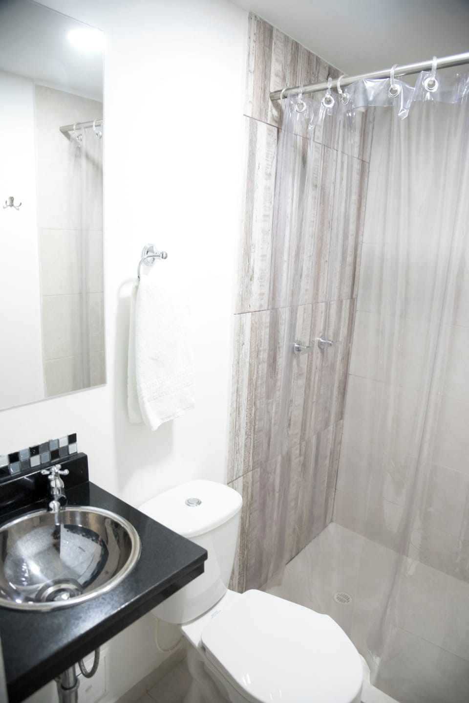 Shower, towels