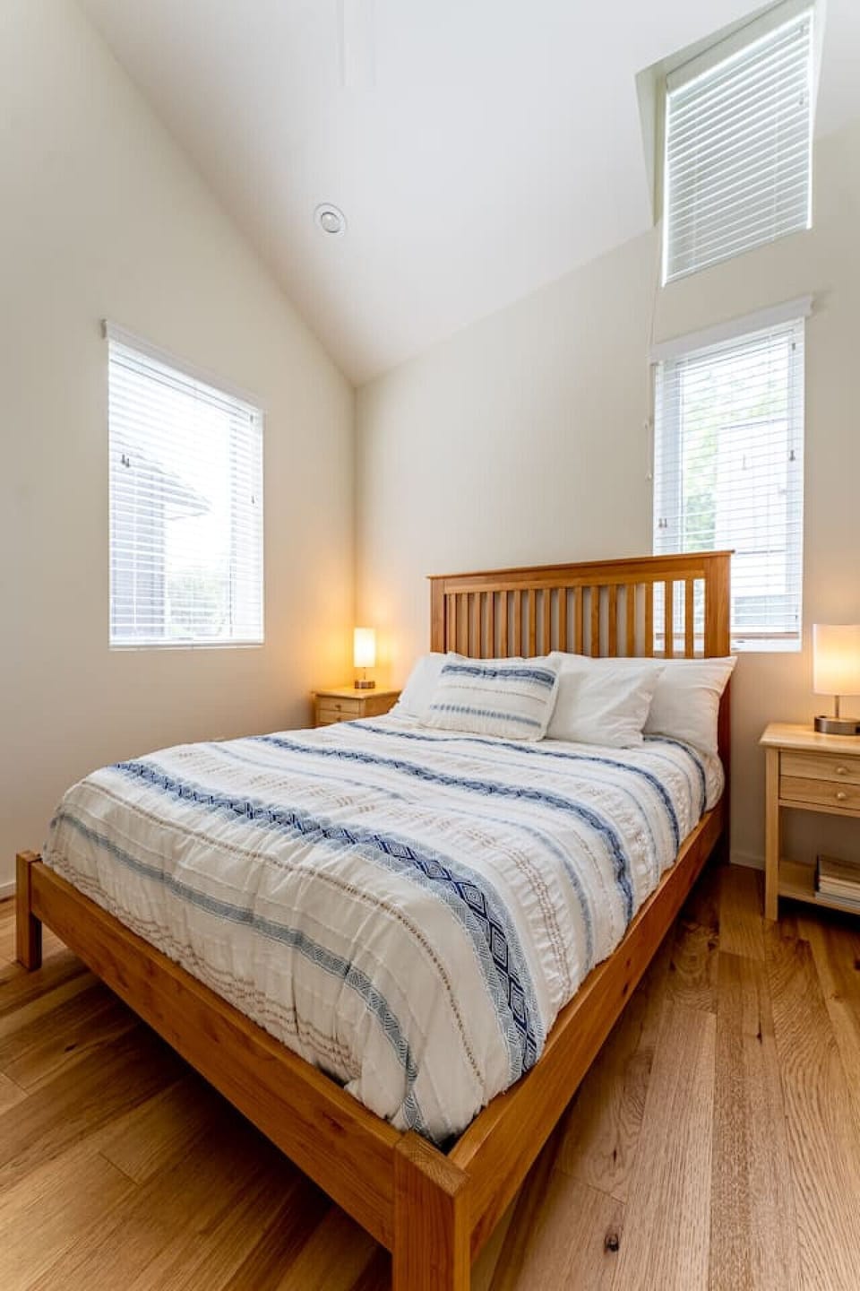 Second queen bedroom located down the hallway from the living room.