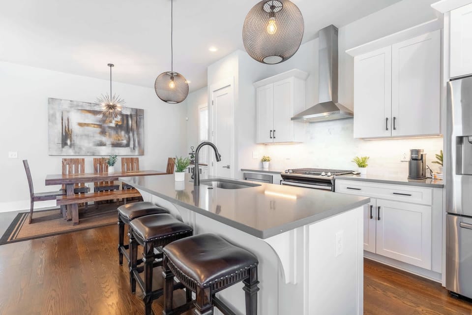  Whip up culinary delights with stylish appliances and sunlit charm!