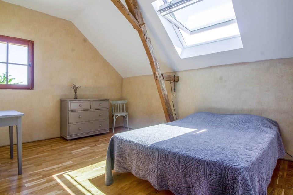 Ecogîte_Rural_Béarn_Pyrénées_Sud_Ouest__Chambre_Etage_Grand_lit