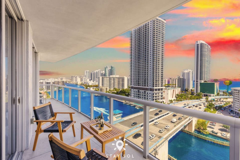 Balcony and apartment views 