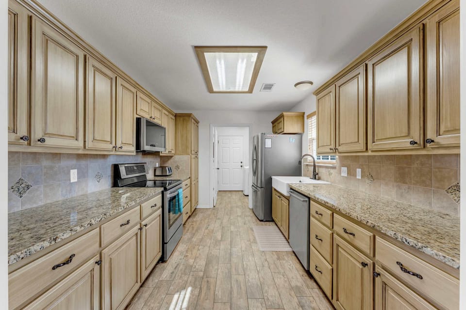Plenty of cabinet storage