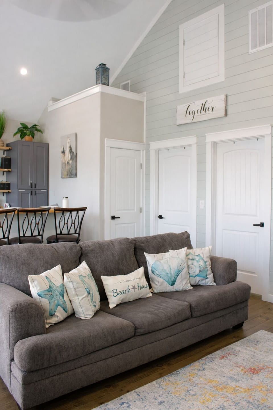 Living Room featuring high ceilings