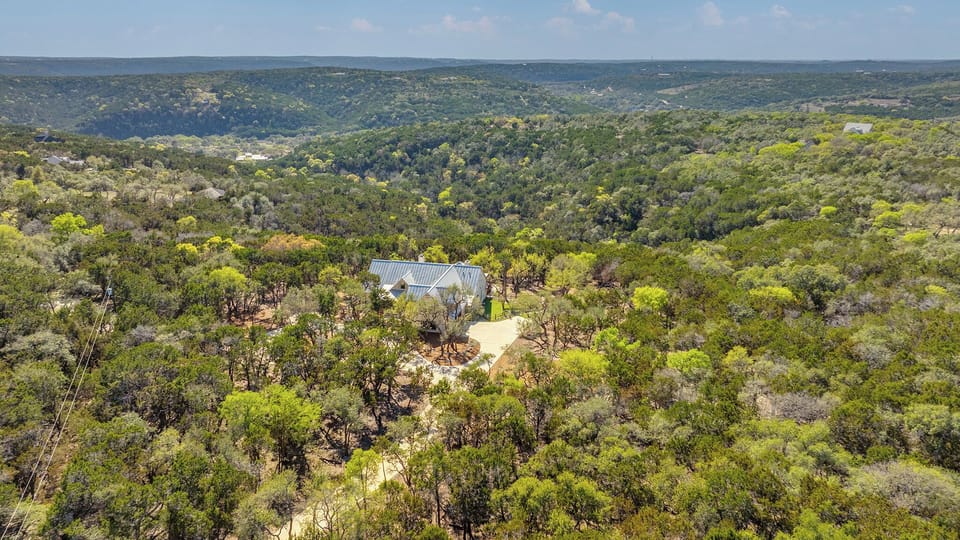 Seven private acres of Texas Hill Country all yours. From up here, you can see exactly why Casa Colina is something special.