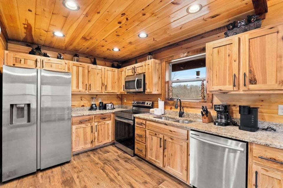 A fully equipped kitchen ready for everything from breakfast to family dinners.