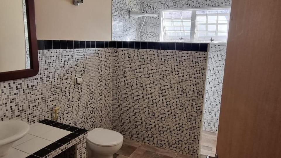 Studio | Bathroom | Shower, towels, soap, shampoo