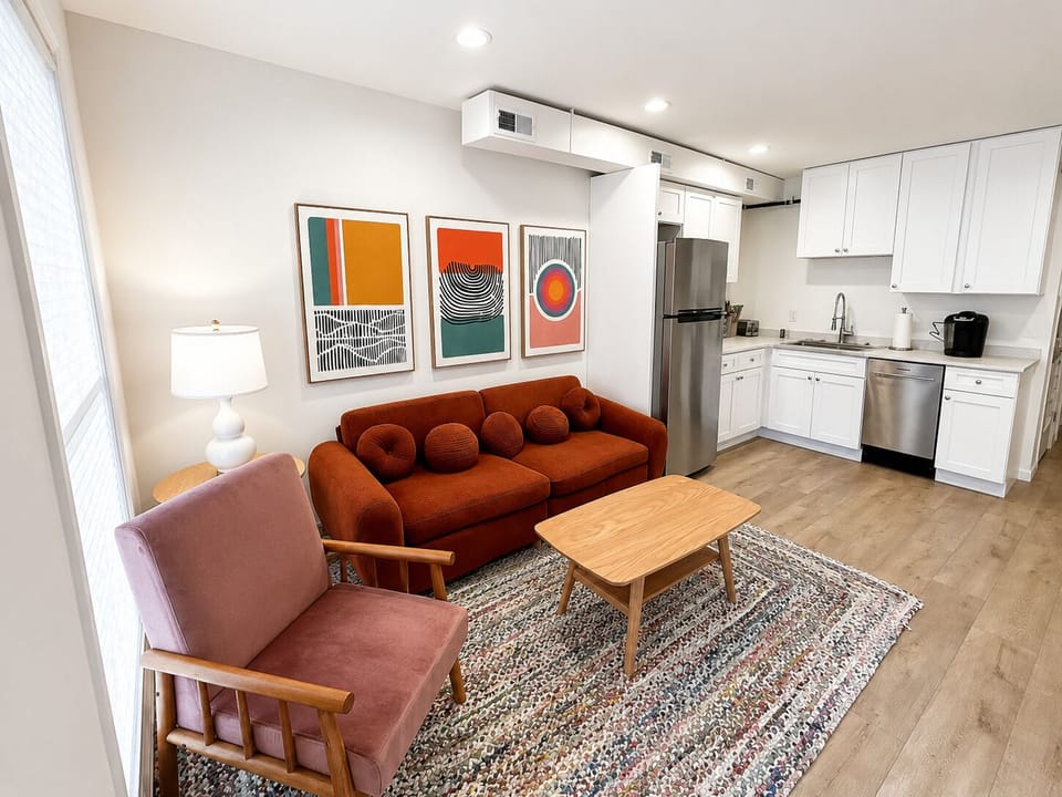 Living Room and Kitchen