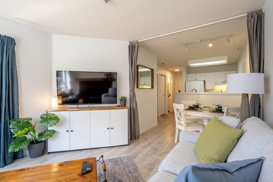 Open-plan living.