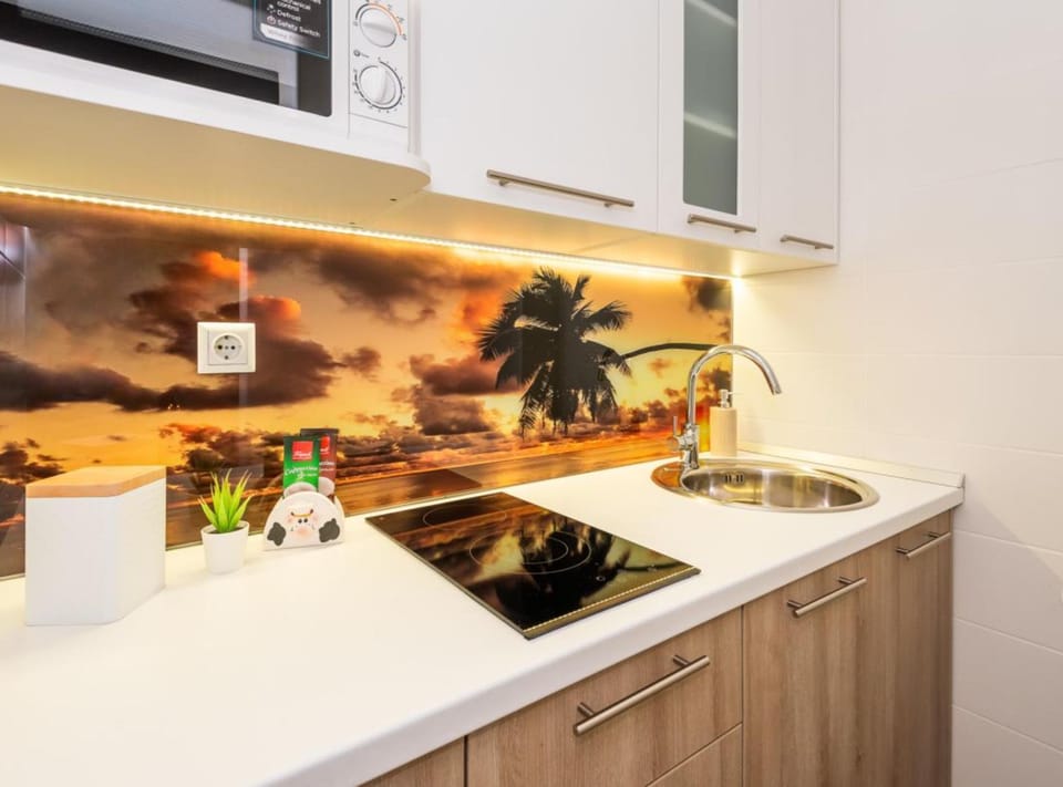 Apartment (One Bedroom Apartment with Balcony) | Private kitchen | Fridge