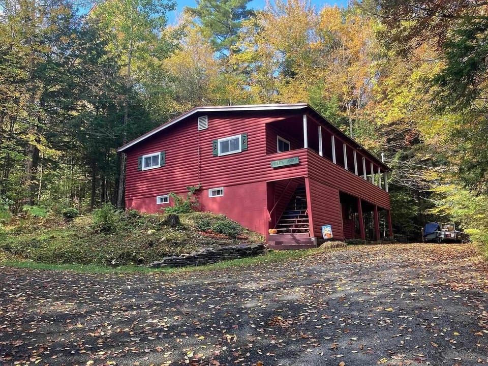 Our beautiful, rustic cabin!