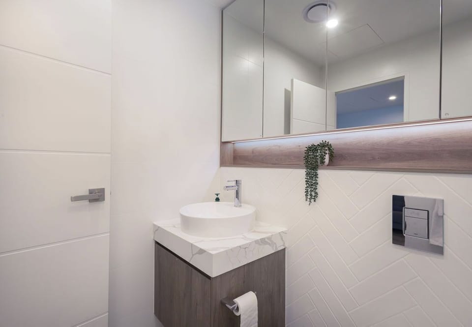 Ensuite shower and toilet 