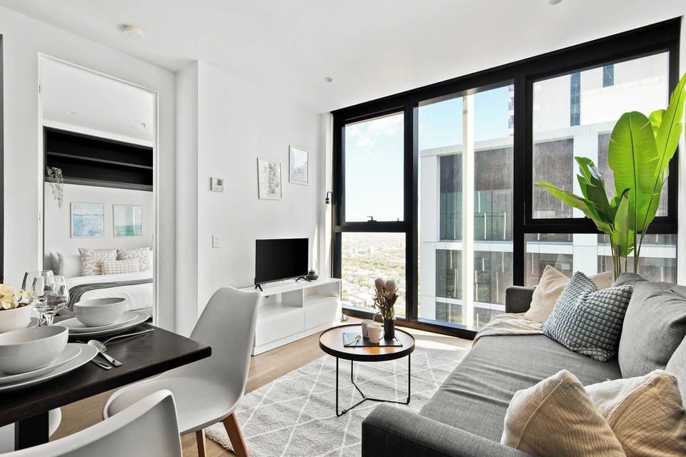 The living area.