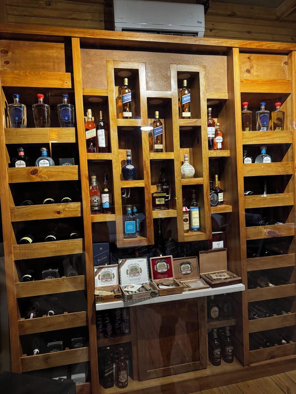 Full bar and cigars at the Villa Clubhouse 