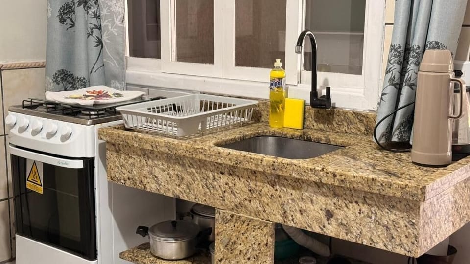 Standard Apartment, Courtyard View | Private kitchen | Fridge, microwave, oven, stovetop