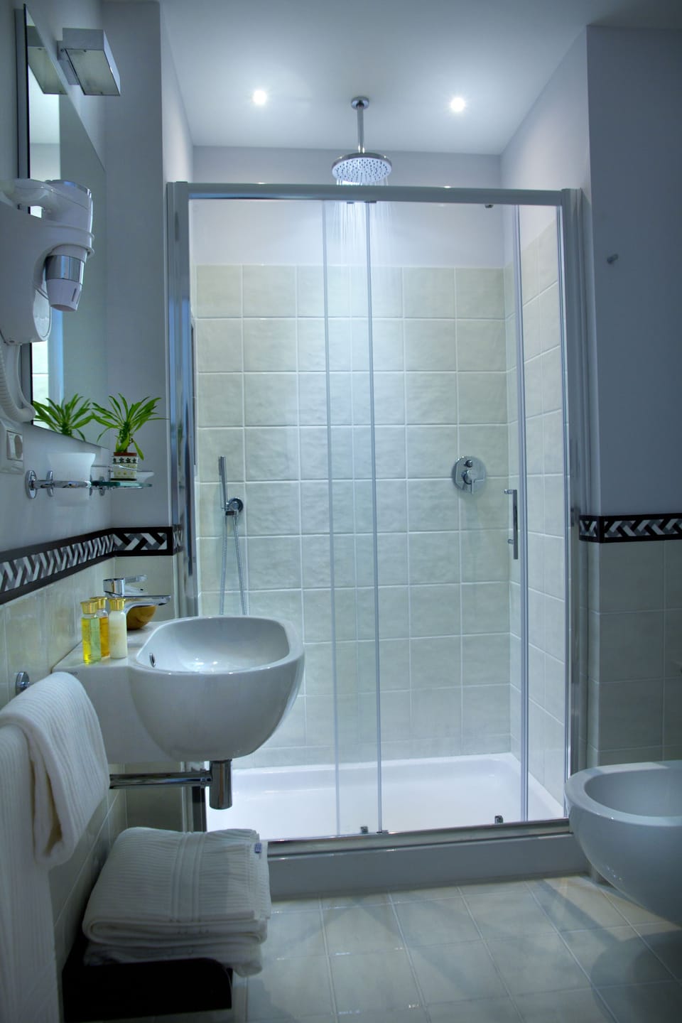 Double or Twin Room | Bathroom | Free toiletries, hair dryer, bidet, towels