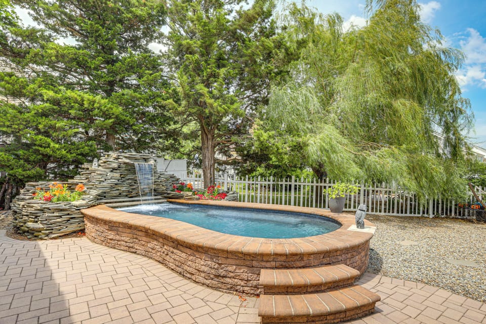 Private Patio | Swim Spa